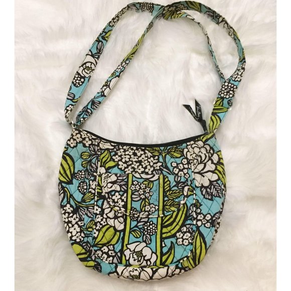 Vera Bradley Island Bloom Flower Crossbody Purse - Picture 2 of 9